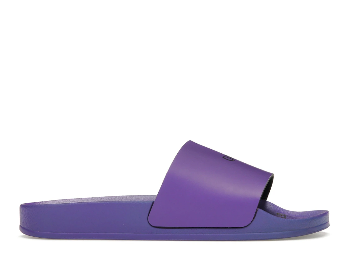 Vue 1 de OFF-WHITE Off Stamp Slide Dark Violet Black 