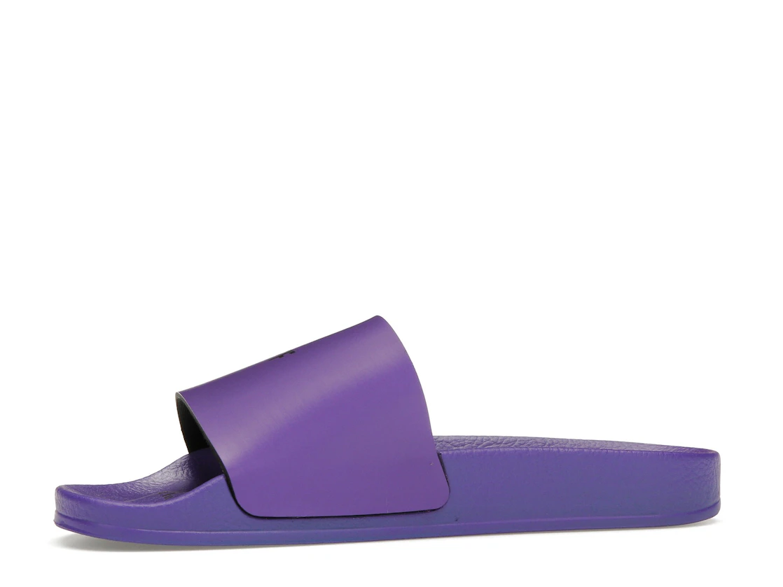 Vue 17 de OFF-WHITE Off Stamp Slide Dark Violet Black 