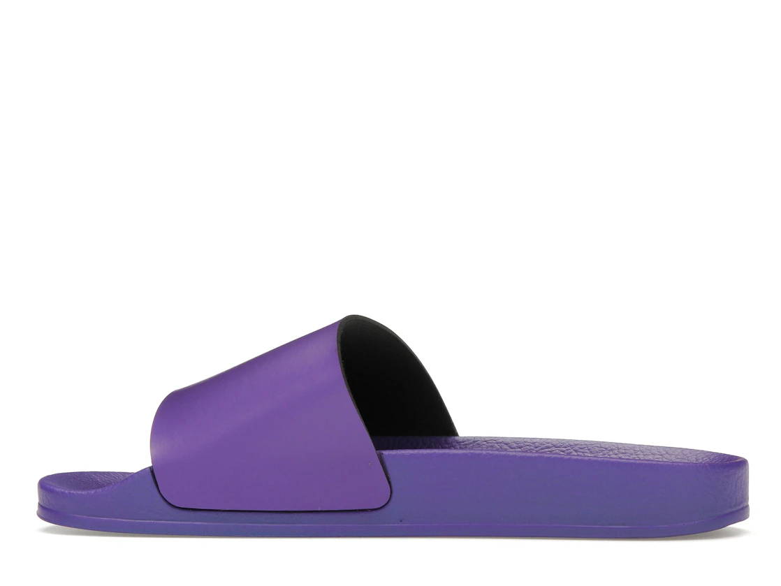 Vue 20 de OFF-WHITE Off Stamp Slide Dark Violet Black 