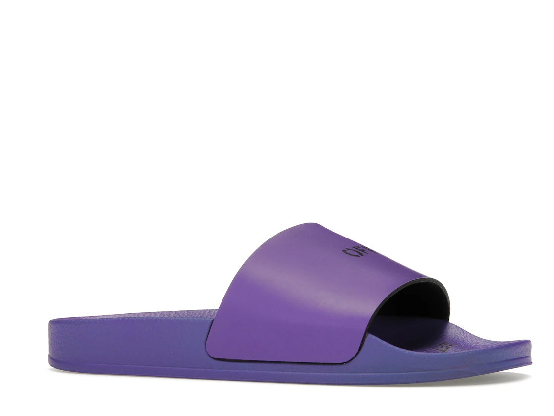 Vue 3 de OFF-WHITE Off Stamp Slide Dark Violet Black 