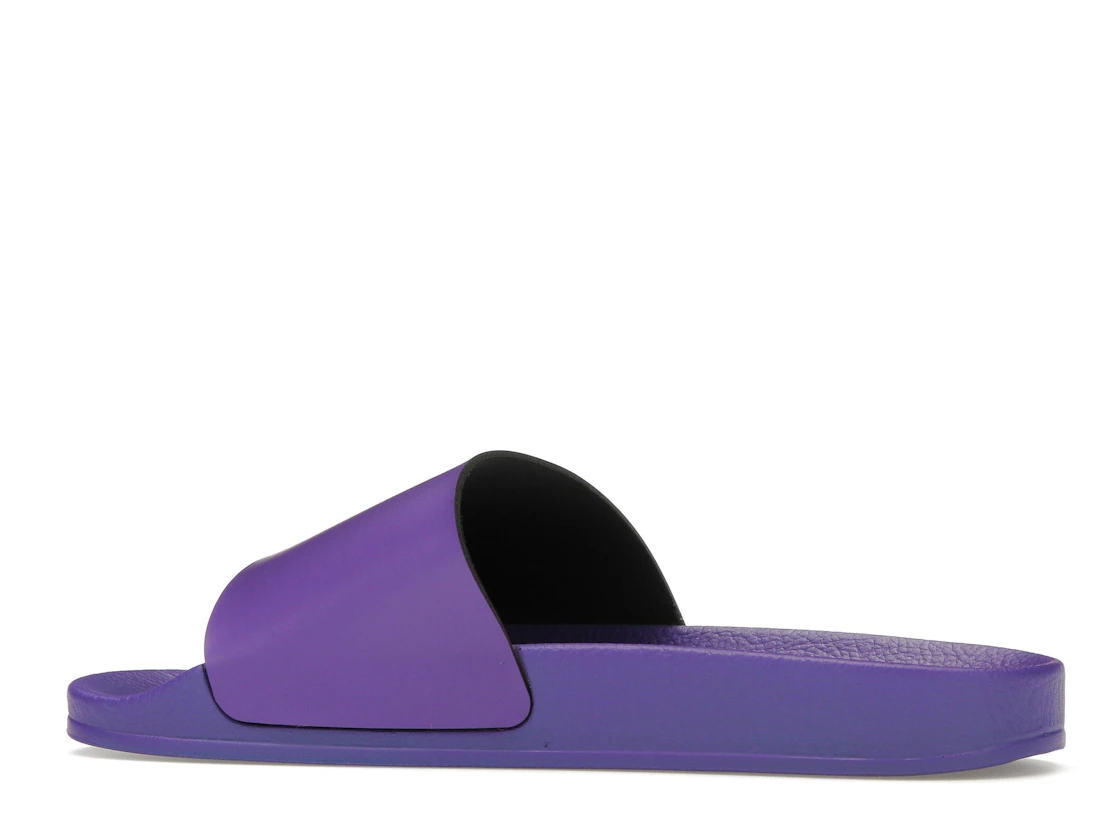 Vue 21 de OFF-WHITE Off Stamp Slide Dark Violet Black 