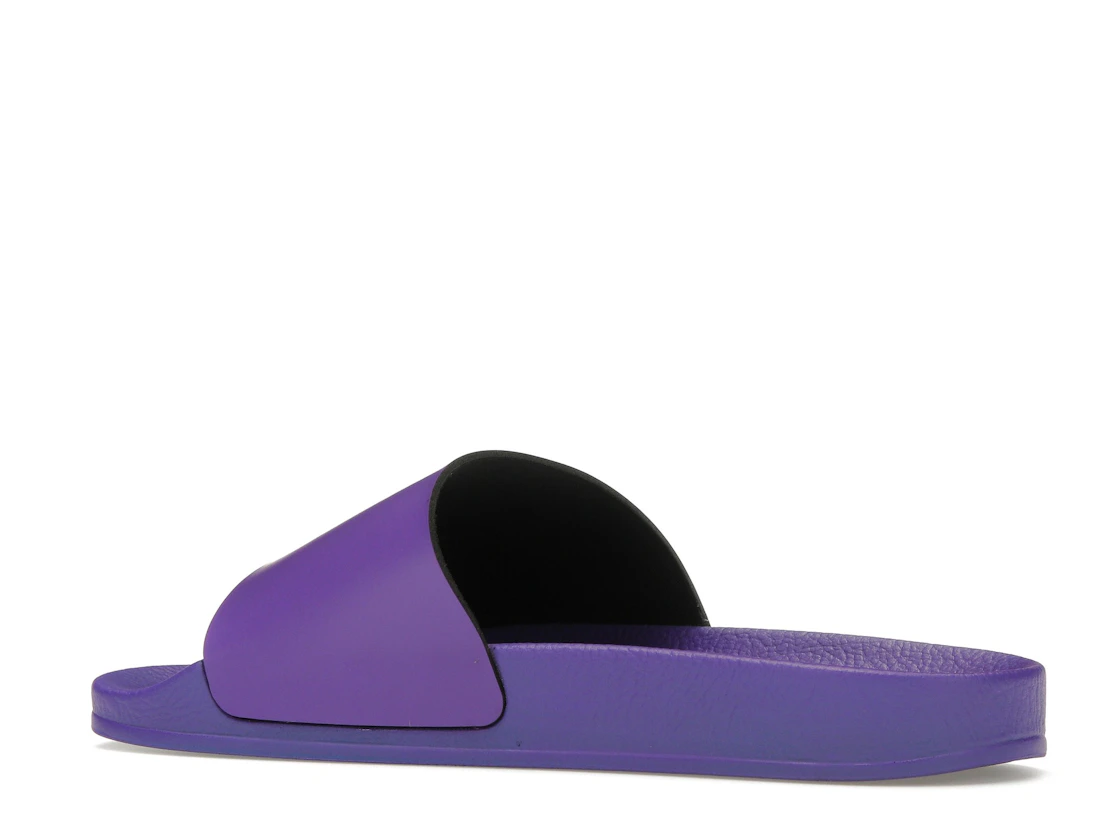 Vue 22 de OFF-WHITE Off Stamp Slide Dark Violet Black 