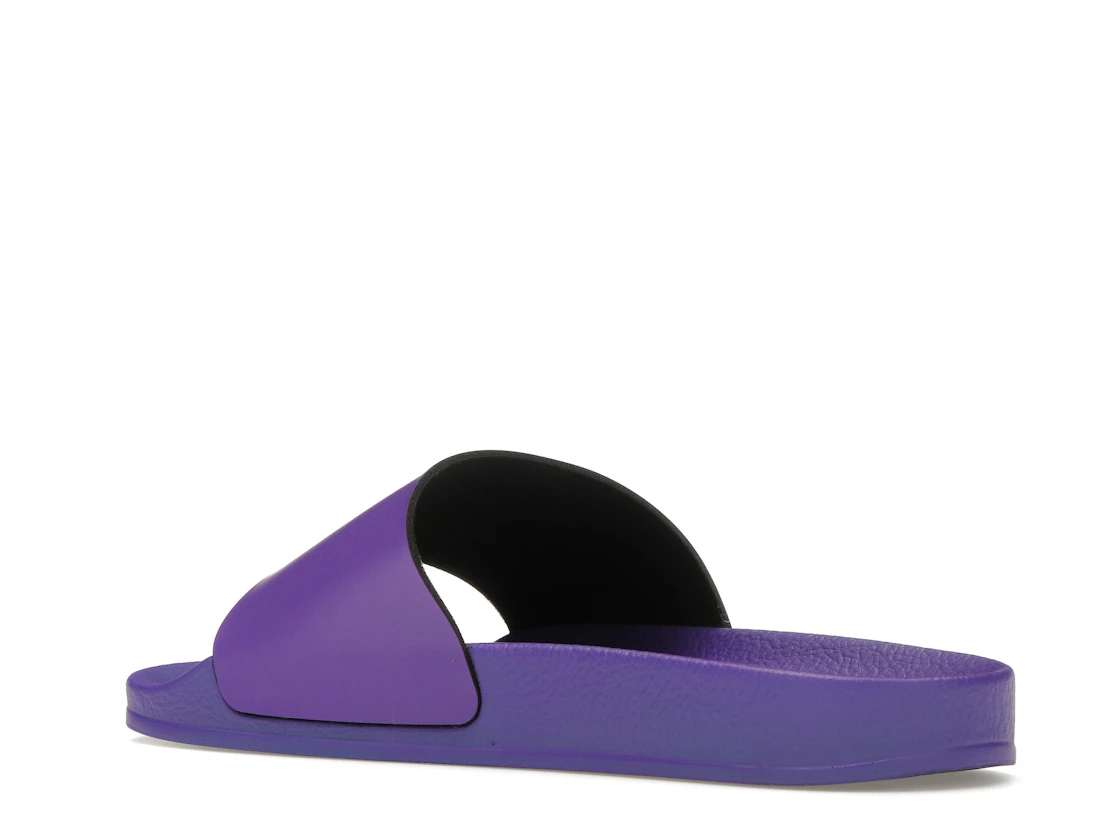 Vue 23 de OFF-WHITE Off Stamp Slide Dark Violet Black 