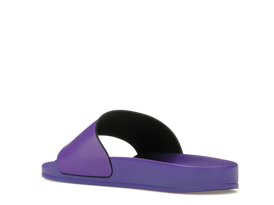 Vue 24 de OFF-WHITE Off Stamp Slide Dark Violet Black 