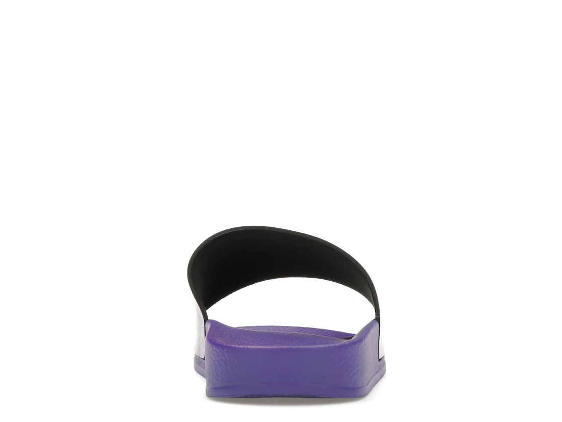 Vue 28 de OFF-WHITE Off Stamp Slide Dark Violet Black 