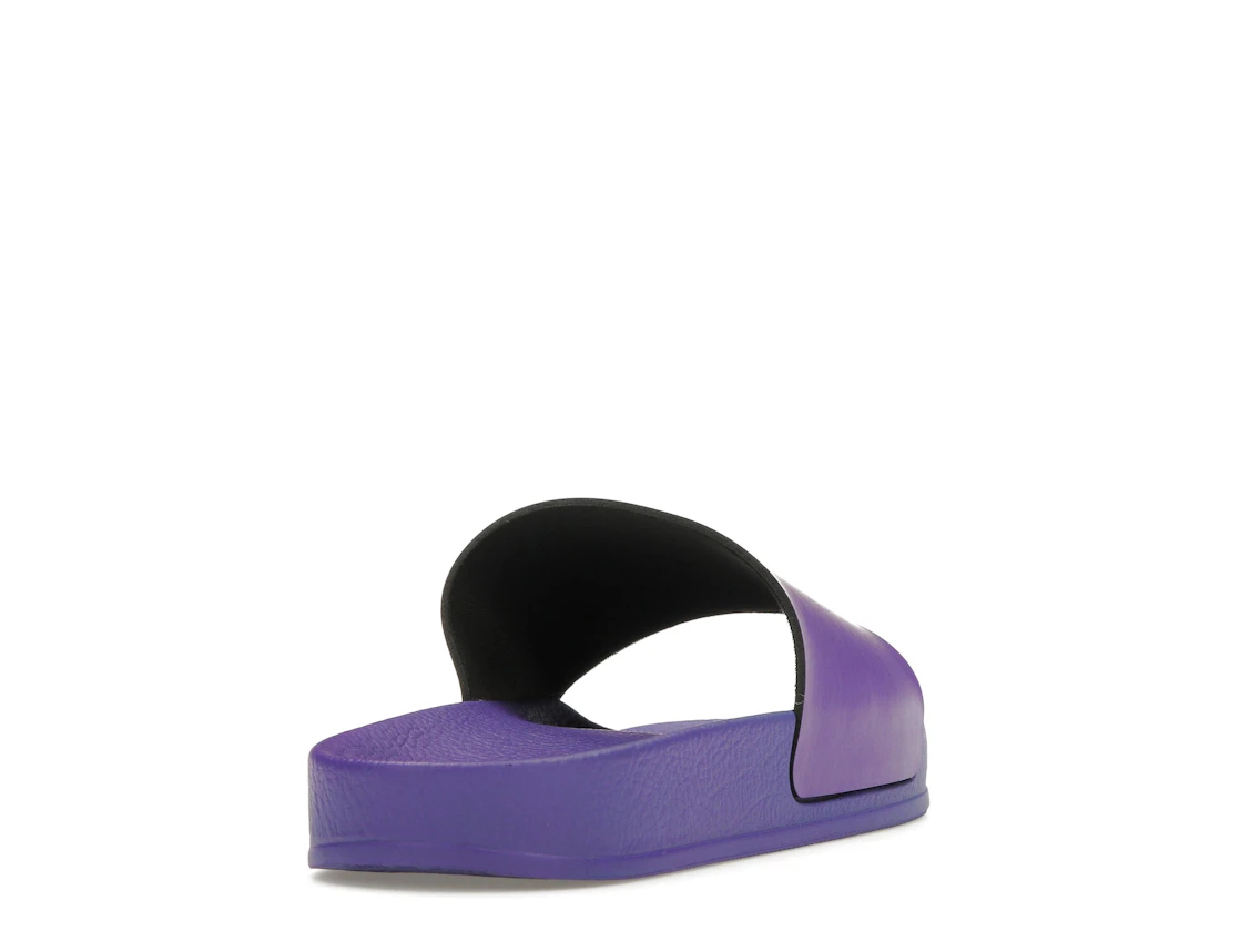 Vue 30 de OFF-WHITE Off Stamp Slide Dark Violet Black 