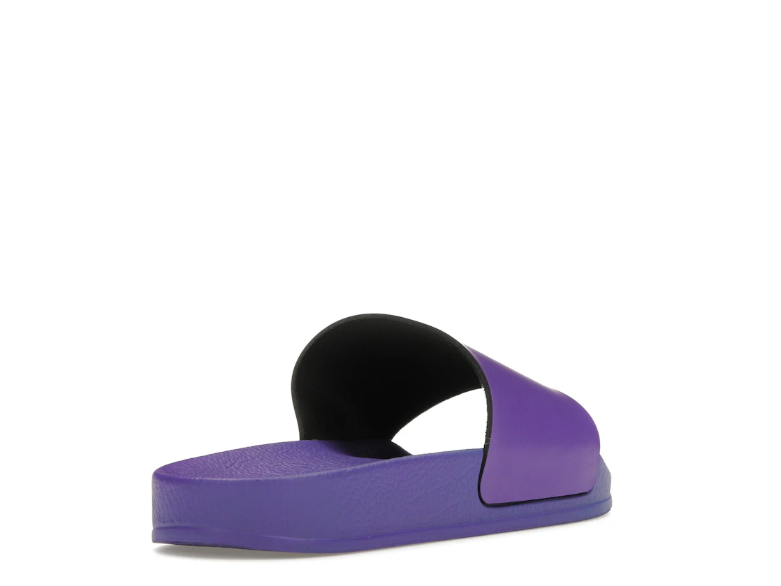 Vue 31 de OFF-WHITE Off Stamp Slide Dark Violet Black 