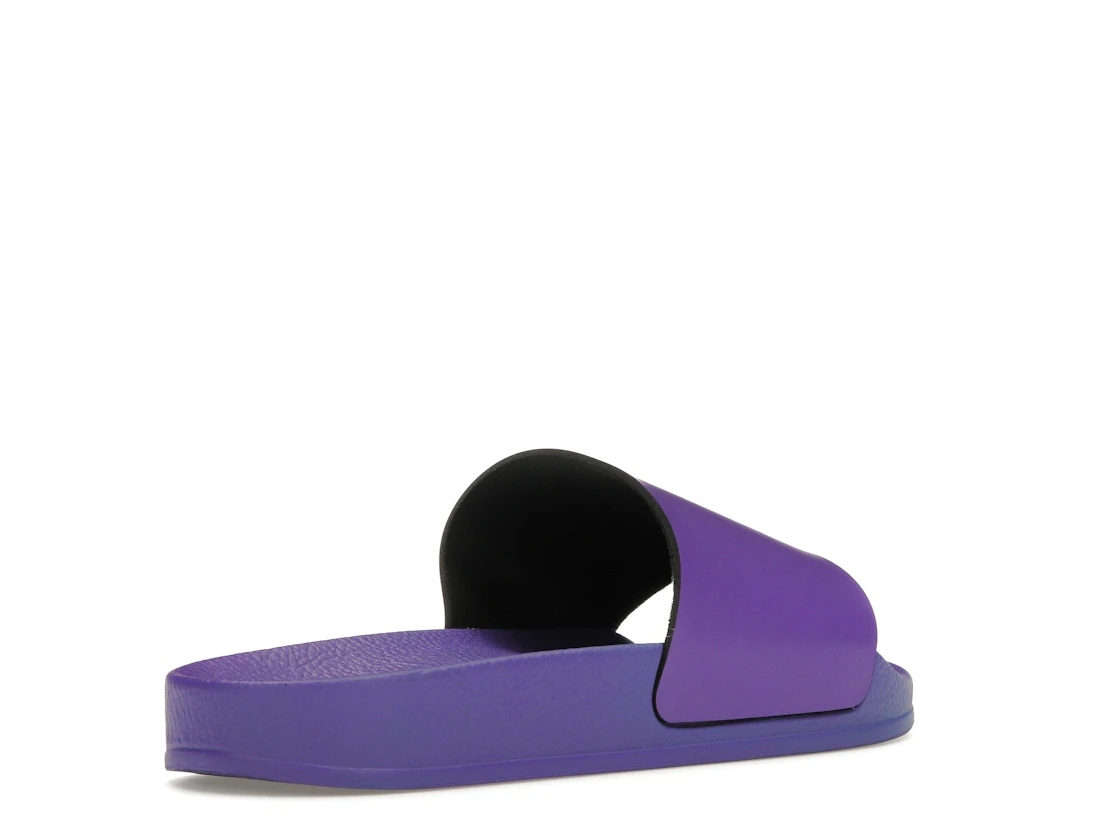 Vue 32 de OFF-WHITE Off Stamp Slide Dark Violet Black 
