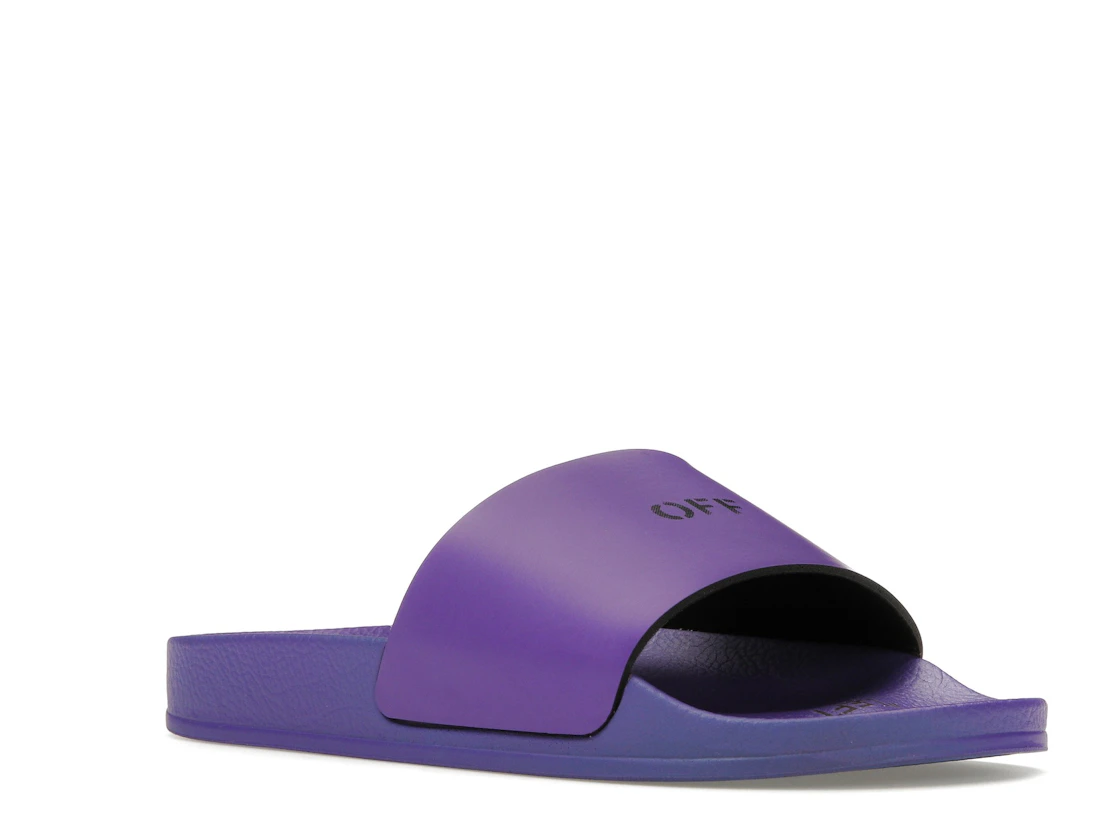 Vue 5 de OFF-WHITE Off Stamp Slide Dark Violet Black 