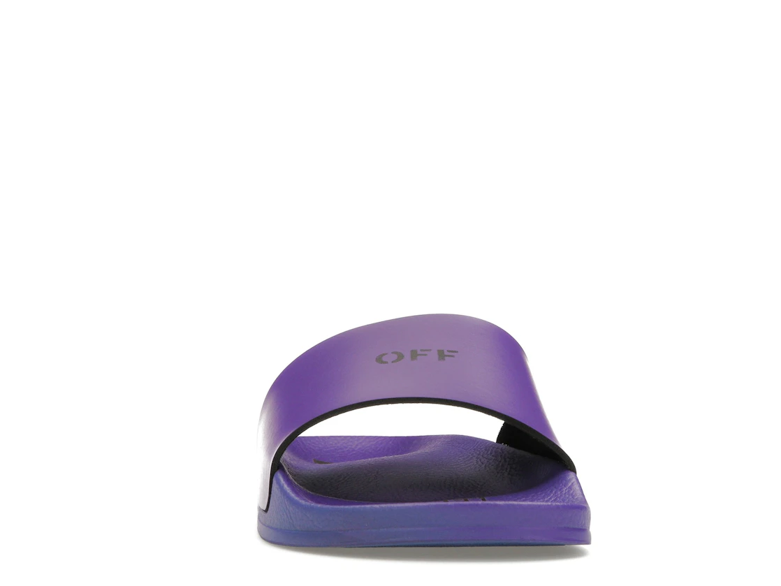 Vue 9 de OFF-WHITE Off Stamp Slide Dark Violet Black 