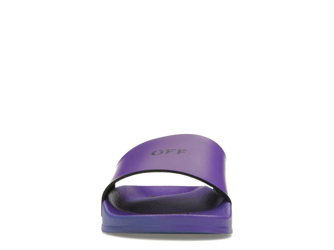 Vue 10 de OFF-WHITE Off Stamp Slide Dark Violet Black 