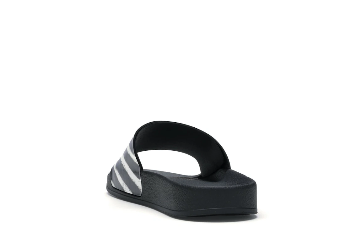 Vue 26 de OFF-WHITE Spray Stripes Slider Black White FW19