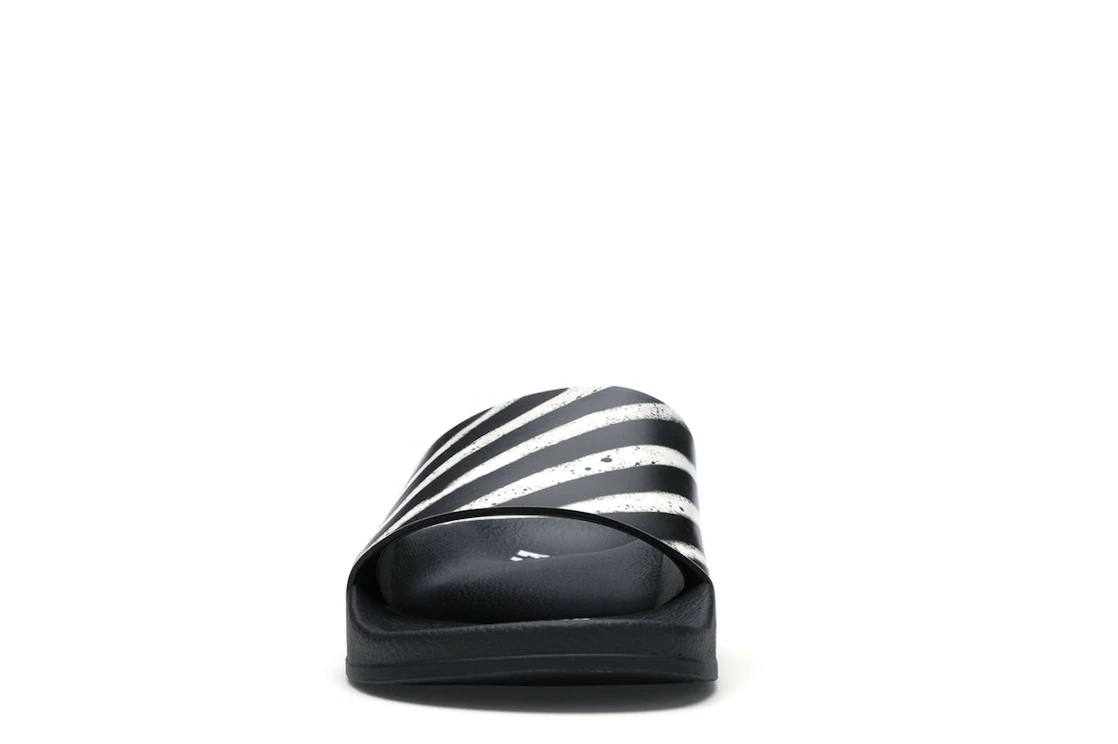 Vue 10 de OFF-WHITE Spray Stripes Slider Black White FW19