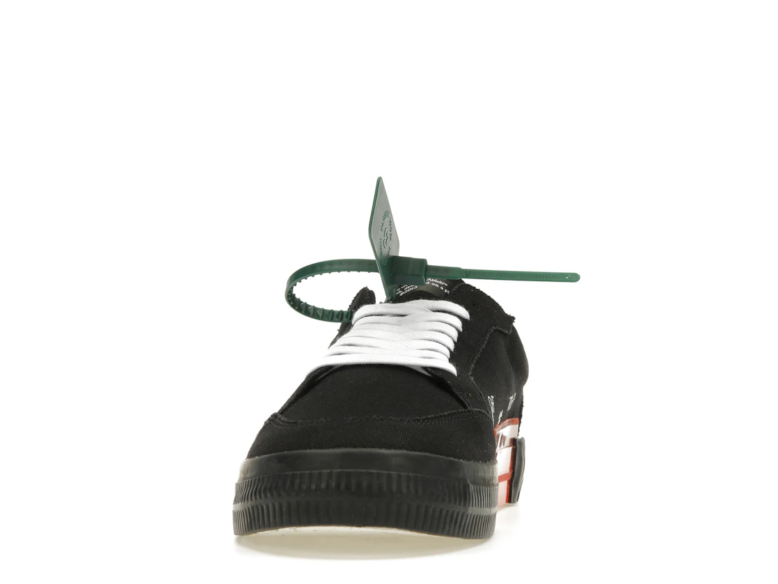 Vue 11 de OFF-WHITE Vulc Low Top Black Orange