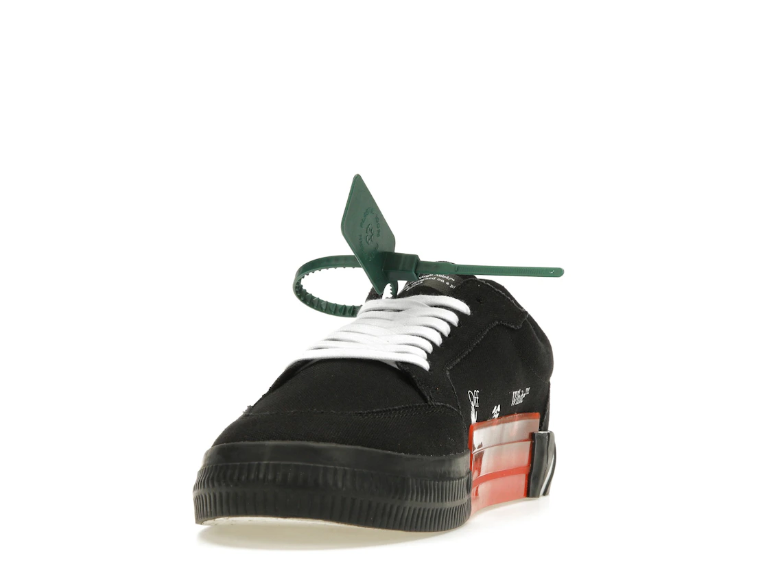 Vue 12 de OFF-WHITE Vulc Low Top Black Orange