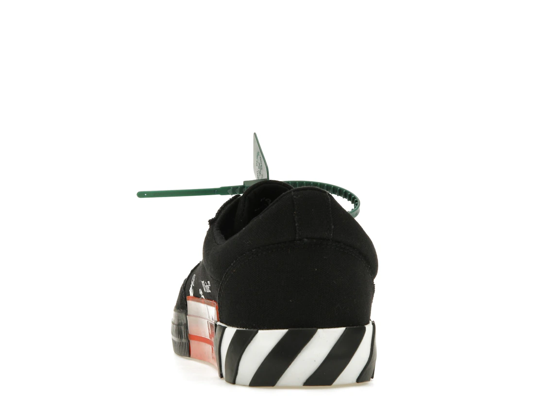 Vue 27 de OFF-WHITE Vulc Low Top Black Orange
