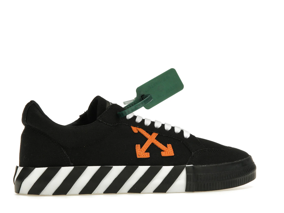 Vue 35 de OFF-WHITE Vulc Low Top Black Orange