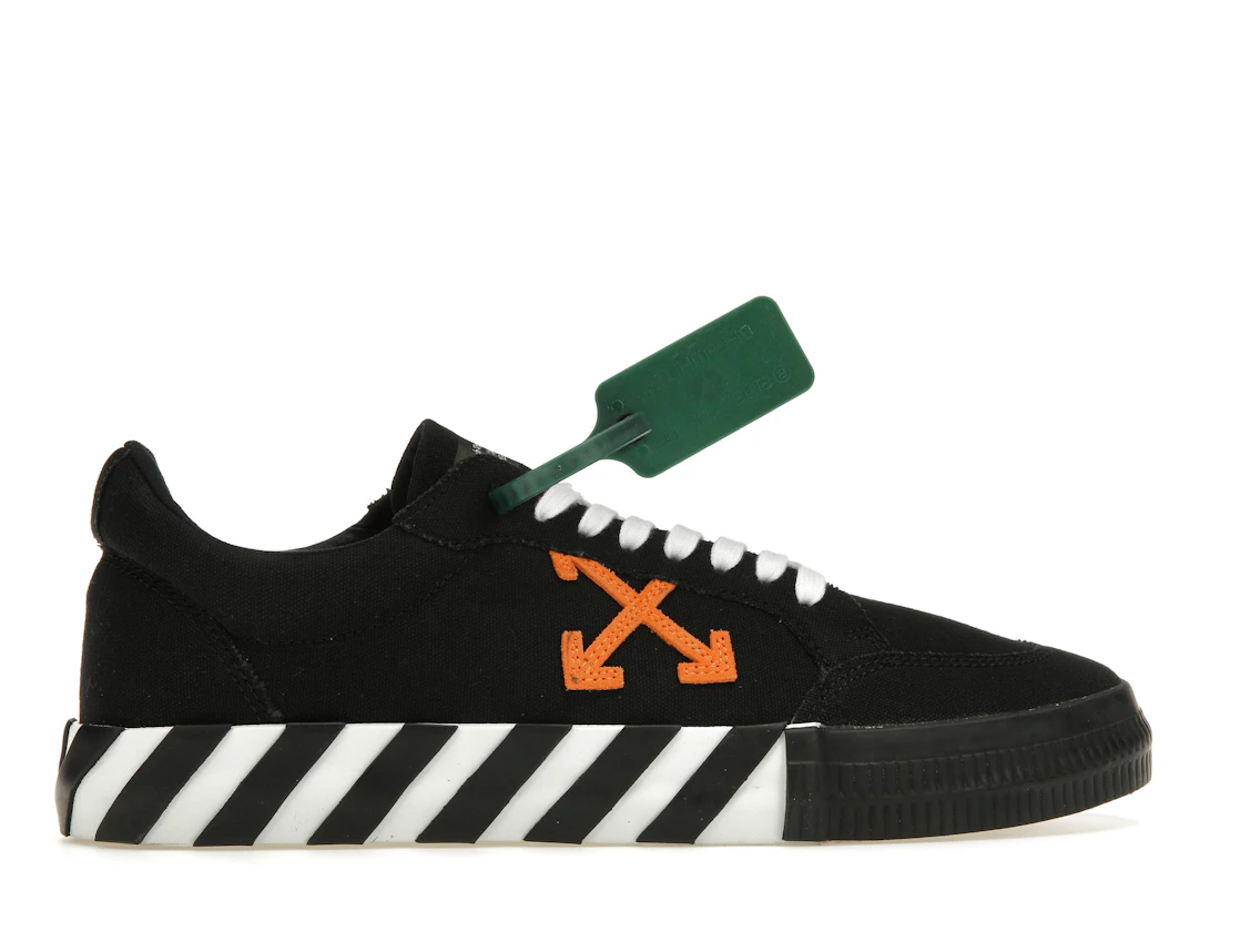 Vue 36 de OFF-WHITE Vulc Low Top Black Orange
