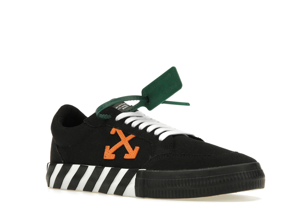 Vue 5 de OFF-WHITE Vulc Low Top Black Orange