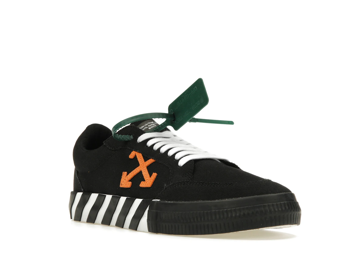 Vue 6 de OFF-WHITE Vulc Low Top Black Orange