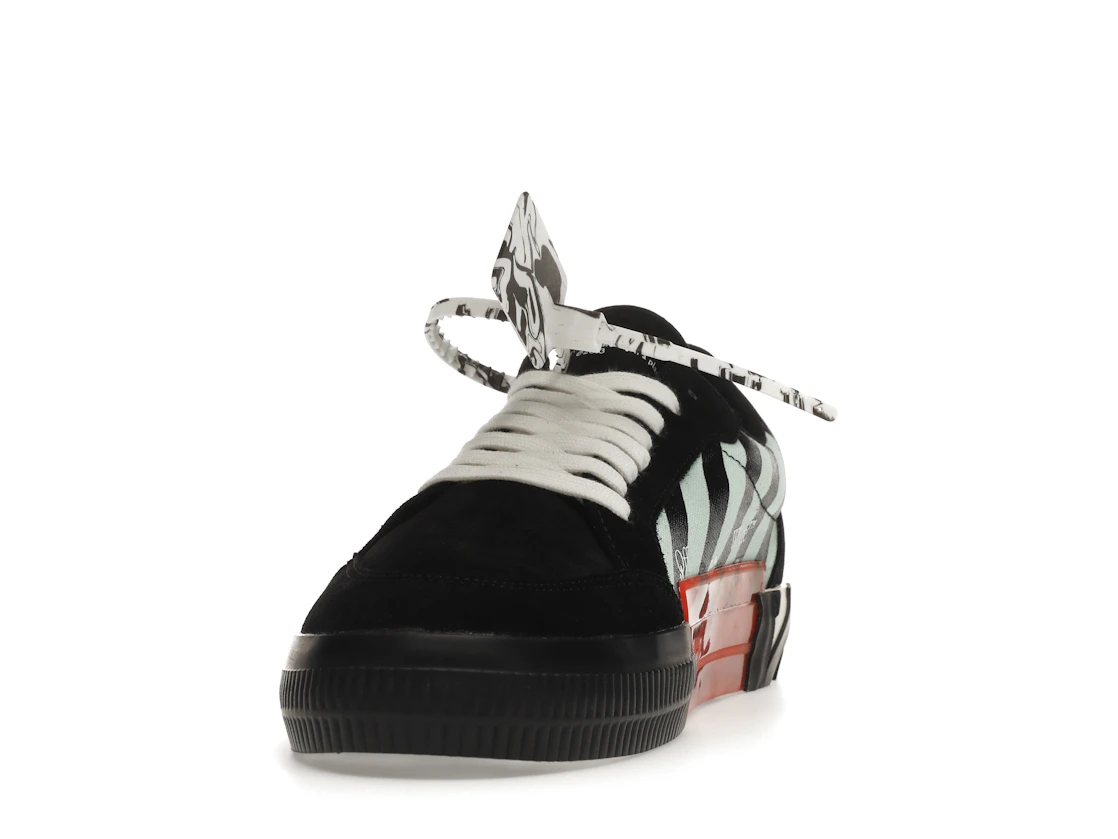 Vue 12 de OFF-WHITE Vulc Low Black Blue Arrow