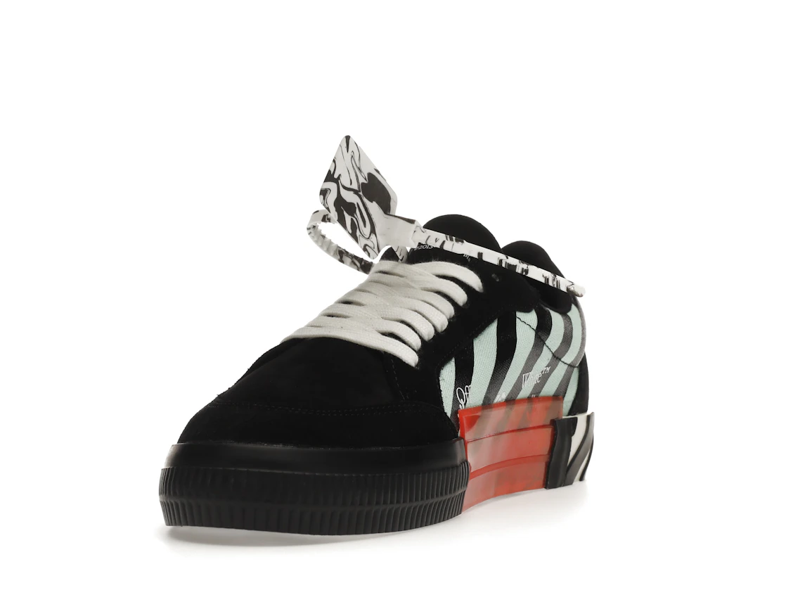 Vue 13 de OFF-WHITE Vulc Low Black Blue Arrow
