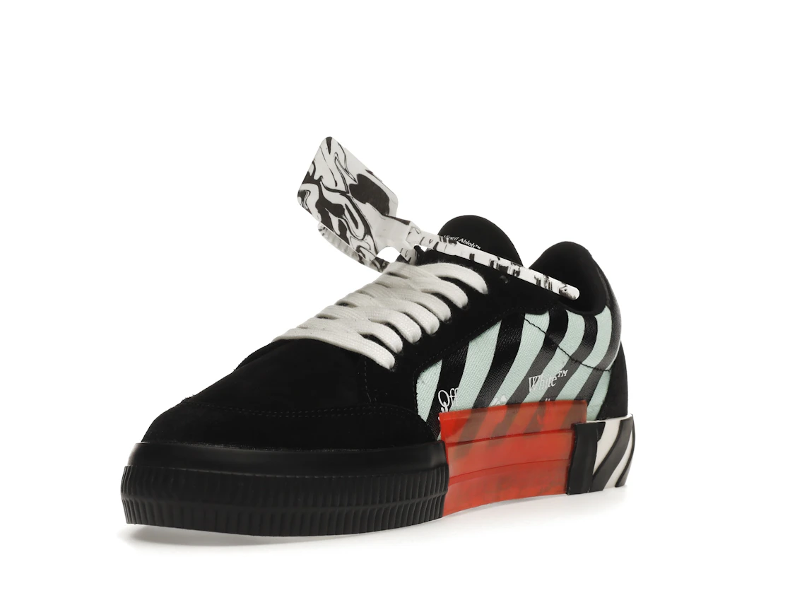 Vue 14 de OFF-WHITE Vulc Low Black Blue Arrow