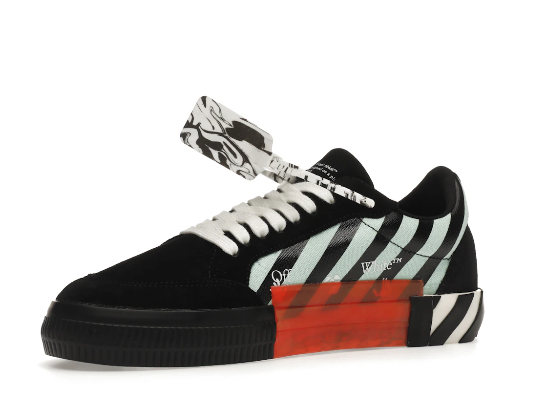 Vue 16 de OFF-WHITE Vulc Low Black Blue Arrow