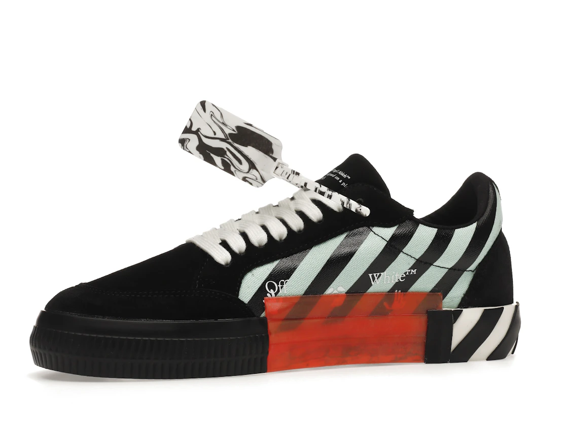 Vue 17 de OFF-WHITE Vulc Low Black Blue Arrow