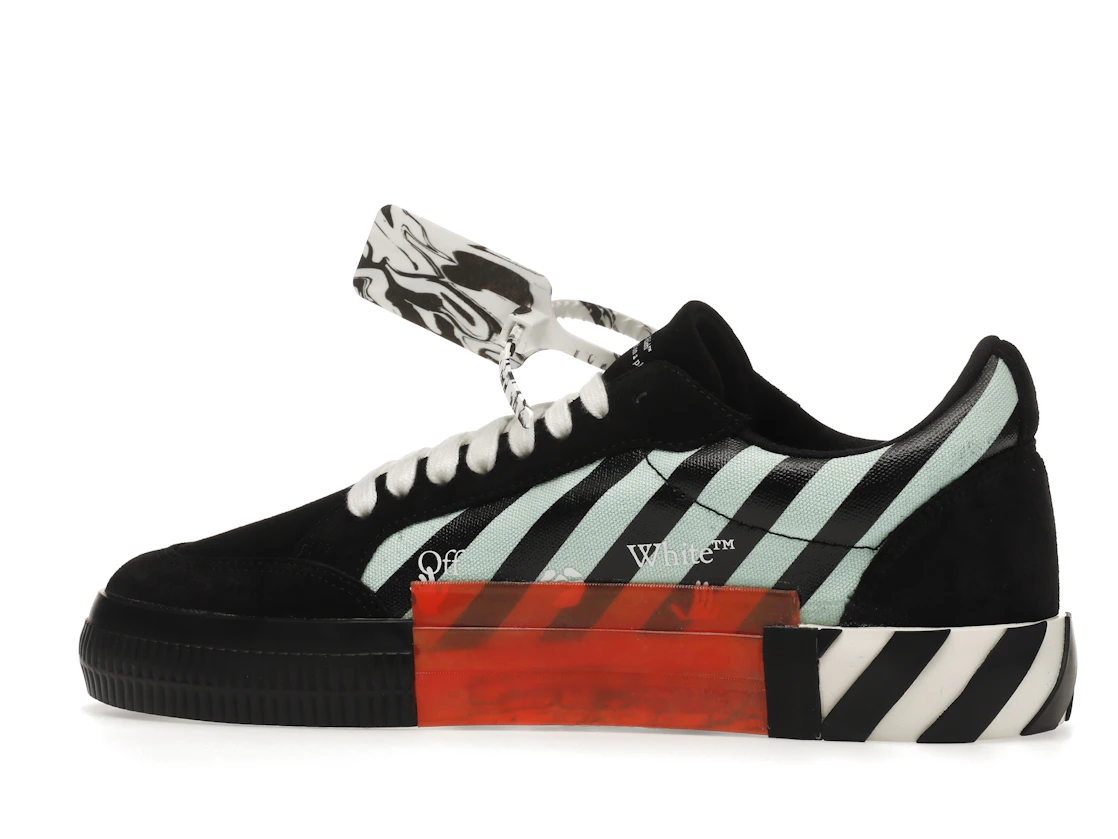 Vue 21 de OFF-WHITE Vulc Low Black Blue Arrow