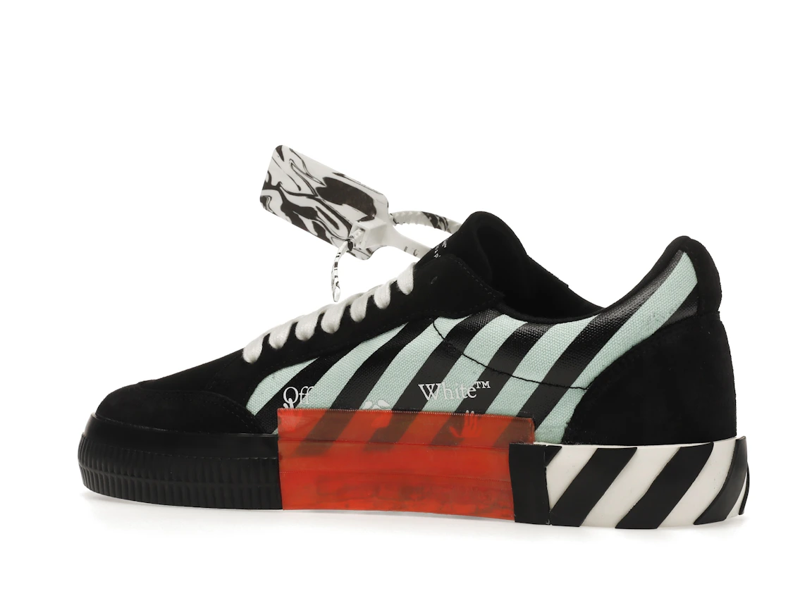Vue 22 de OFF-WHITE Vulc Low Black Blue Arrow