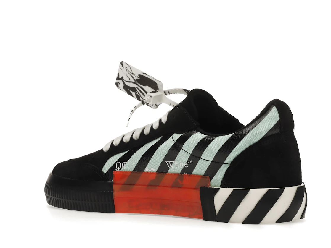 Vue 23 de OFF-WHITE Vulc Low Black Blue Arrow