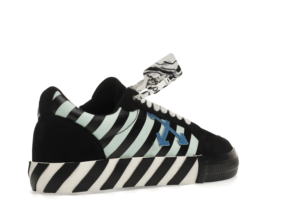 Vue 33 de OFF-WHITE Vulc Low Black Blue Arrow
