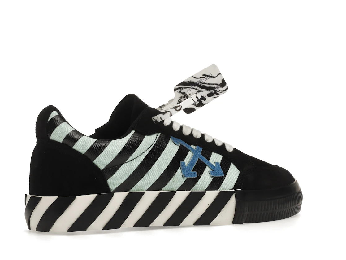 Vue 34 de OFF-WHITE Vulc Low Black Blue Arrow