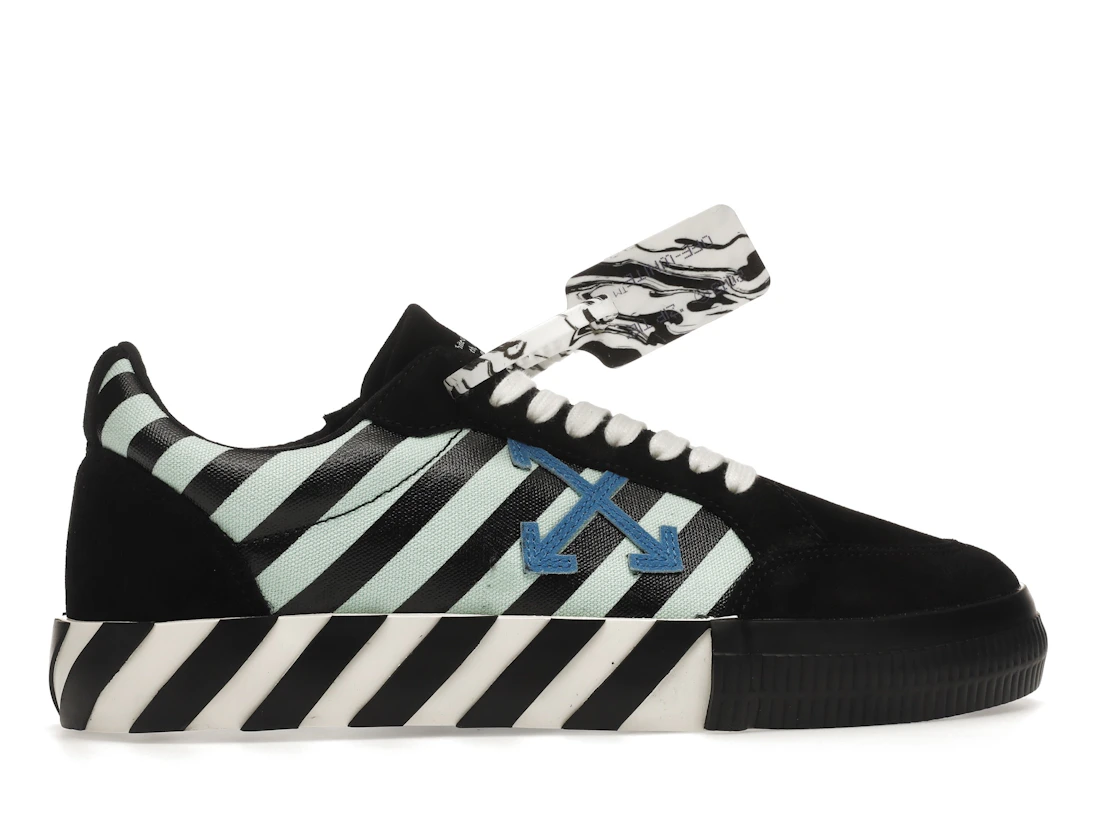 Vue 36 de OFF-WHITE Vulc Low Black Blue Arrow