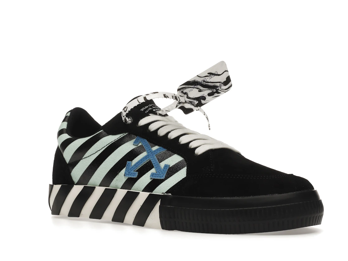 Vue 5 de OFF-WHITE Vulc Low Black Blue Arrow
