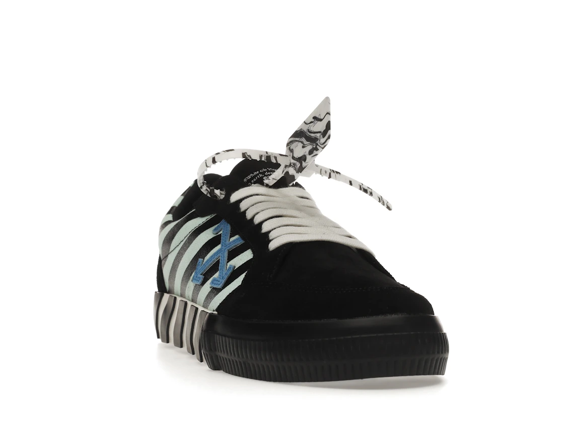 Vue 8 de OFF-WHITE Vulc Low Black Blue Arrow