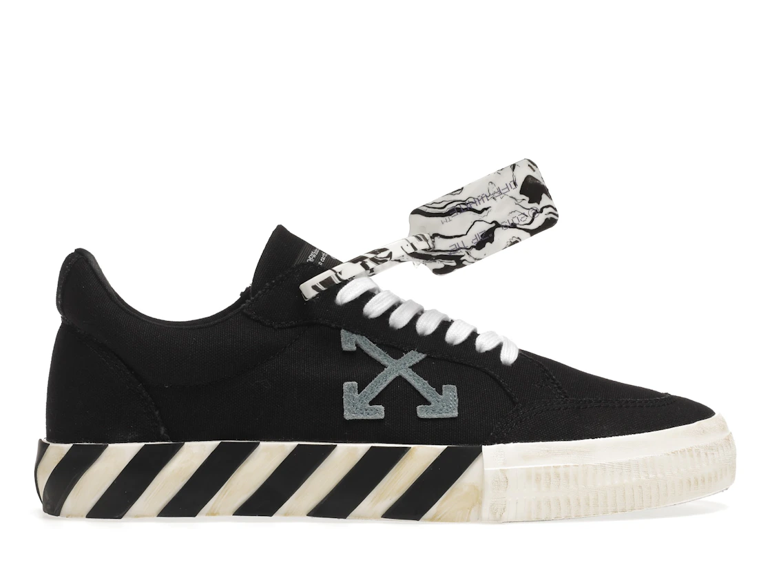 Vue 1 de OFF-WHITE Vulc Low Black Light Blue Arrow