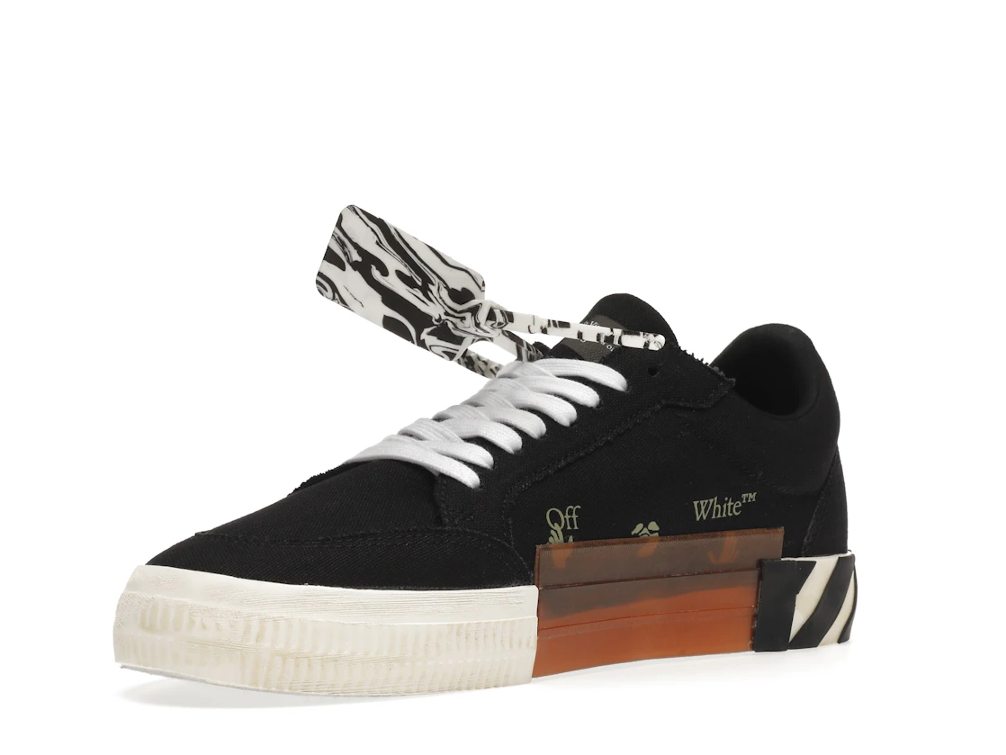 Vue 15 de OFF-WHITE Vulc Low Black Light Blue Arrow