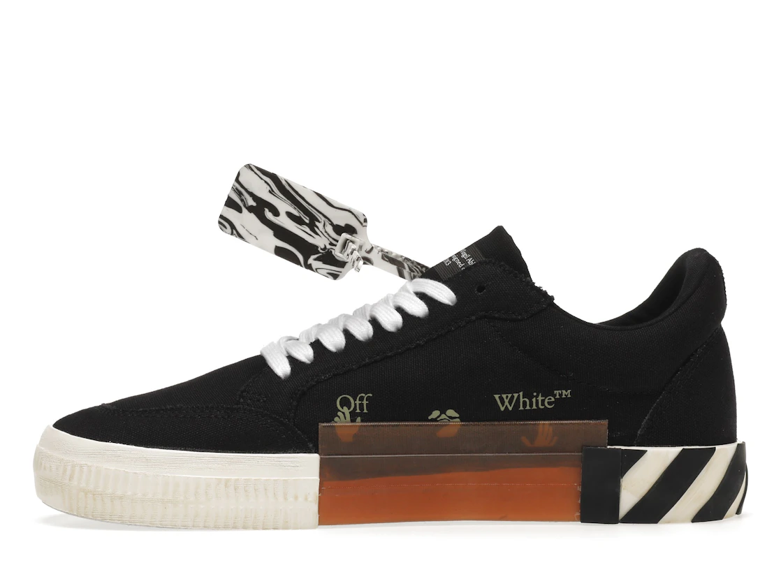 Vue 19 de OFF-WHITE Vulc Low Black Light Blue Arrow