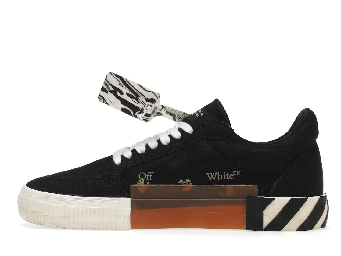 Vue 20 de OFF-WHITE Vulc Low Black Light Blue Arrow