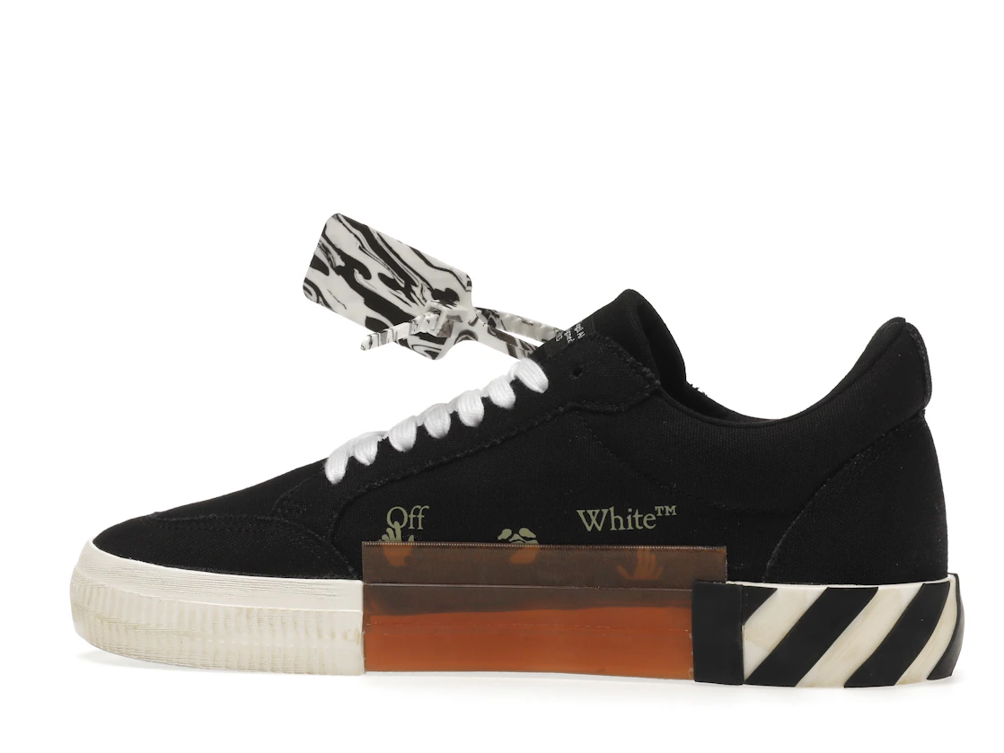 Vue 21 de OFF-WHITE Vulc Low Black Light Blue Arrow