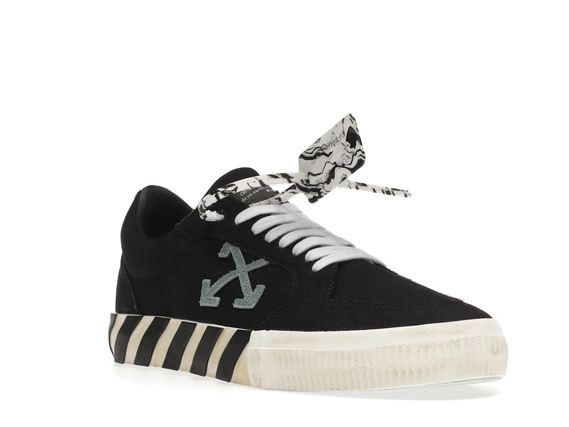 Vue 6 de OFF-WHITE Vulc Low Black Light Blue Arrow