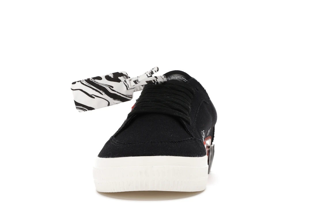 Vue 11 de OFF-WHITE Vulc Low Black Red Arrow FW20