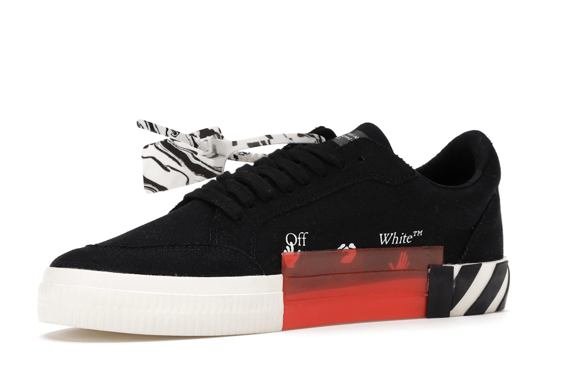 Vue 16 de OFF-WHITE Vulc Low Black Red Arrow FW20