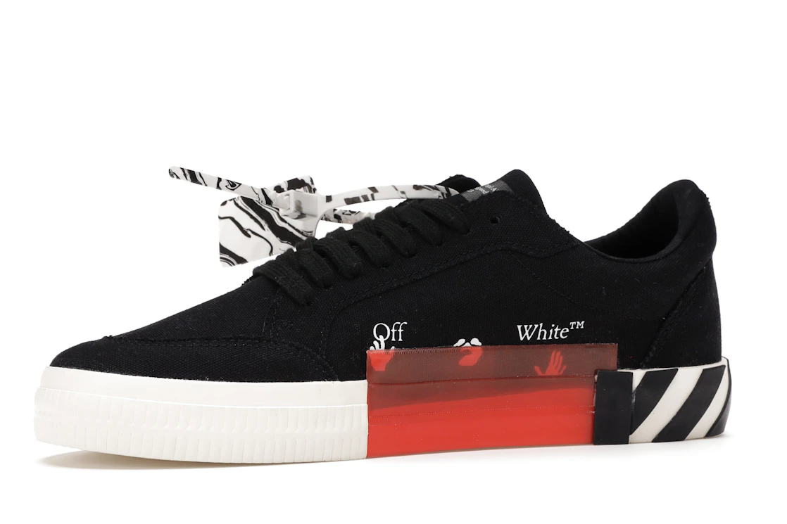Vue 17 de OFF-WHITE Vulc Low Black Red Arrow FW20