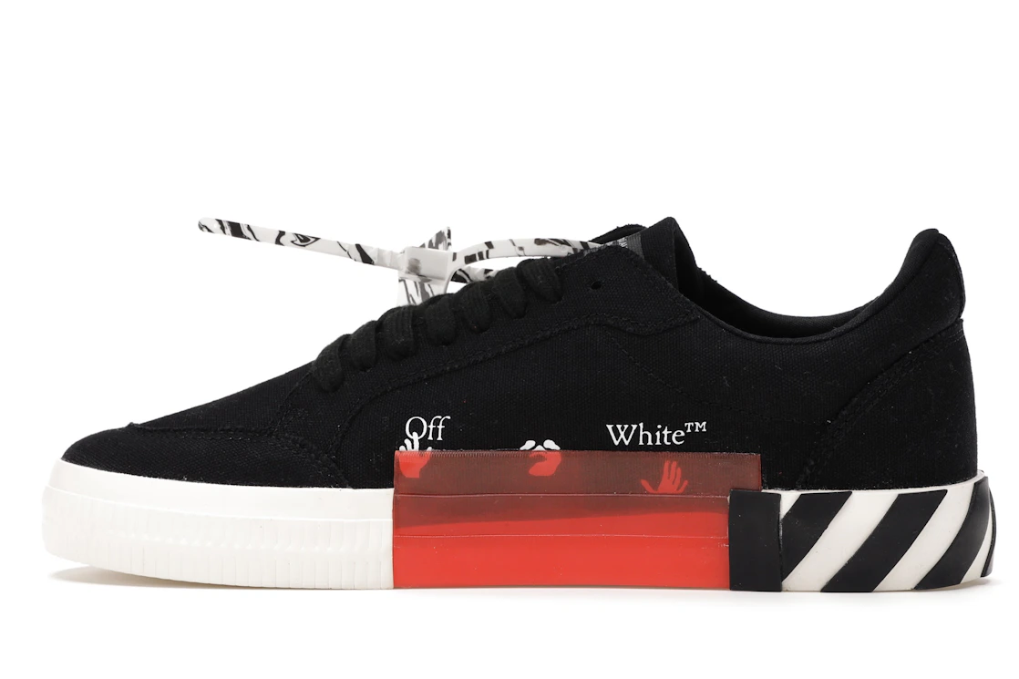 Vue 20 de OFF-WHITE Vulc Low Black Red Arrow FW20