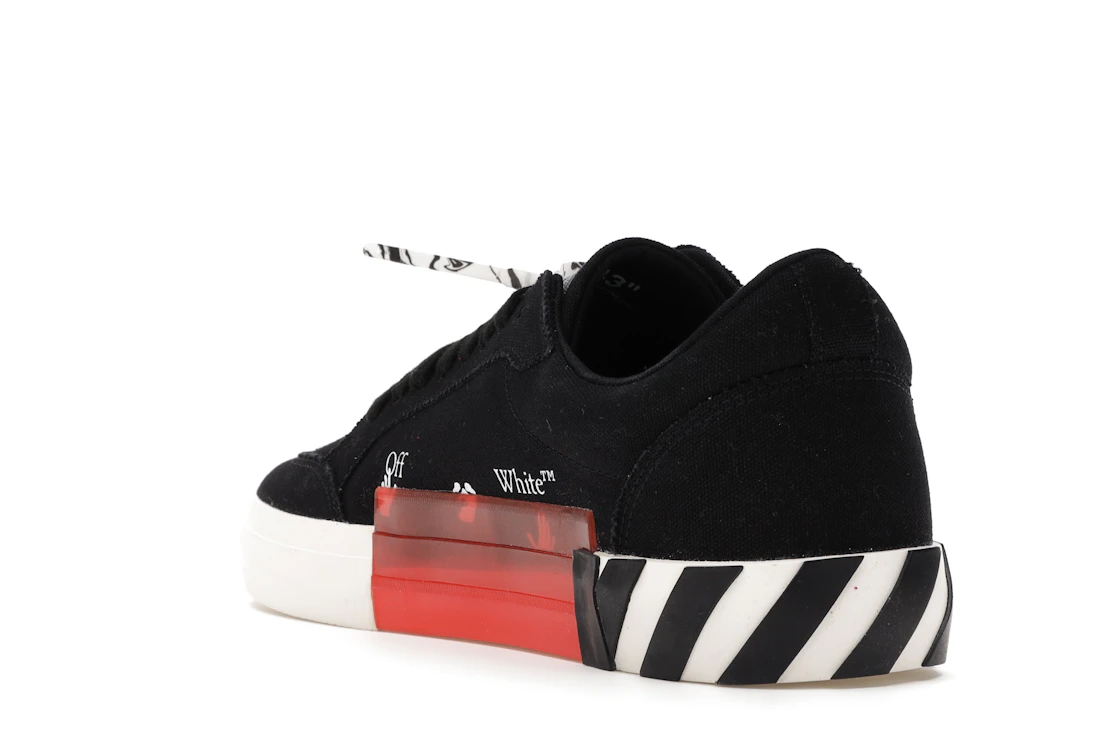 Vue 25 de OFF-WHITE Vulc Low Black Red Arrow FW20