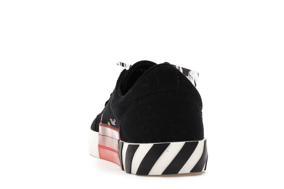 Vue 27 de OFF-WHITE Vulc Low Black Red Arrow FW20