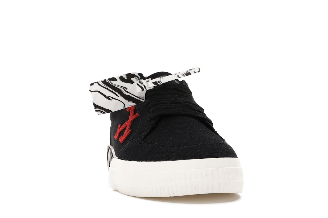 Vue 9 de OFF-WHITE Vulc Low Black Red Arrow FW20